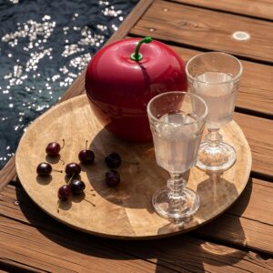 Seau à glaçons CÉCOA cerise double paroi 750 ml isotherme