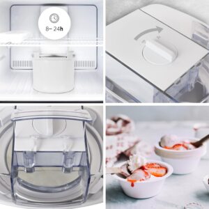 Machine à glace Duronic IM540 électrique 1,5 L inox