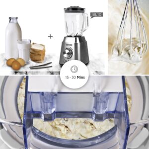 Machine à glace Duronic IM540 électrique 1,5 L inox