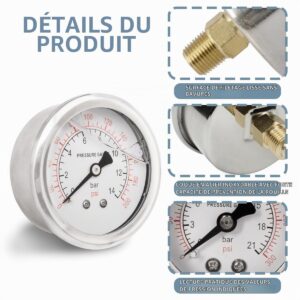 612rcbR2iTL._SL1200_.jpg Manomètre 60 mm 0-14 bar (0-200 PSI) BSP 1/4 axial