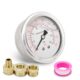 Manomètre 60 mm 0-14 bar (0-20 Manomètre 60 mm 0-14 bar (0-200 PSI) BSP 1/4 axial