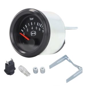 Manomètre de suspension pneumatique 0-10 bar, 52 mm, 12V