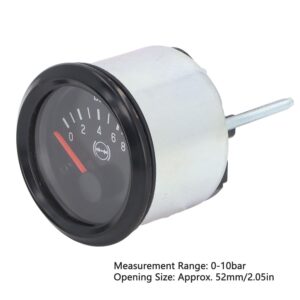 Manomètre de suspension pneumatique 0-10 bar, 52 mm, 12V
