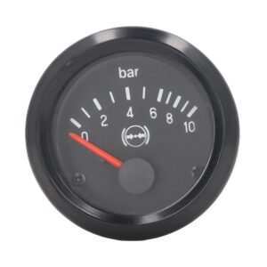 Manomètre de suspension pneumatique 0-10 bar, 52 mm, 12V