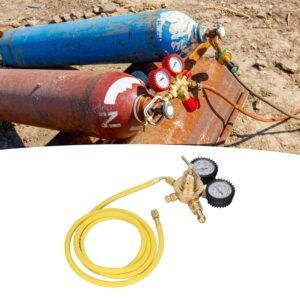 Régulateur de manomètre pour azote, kit laiton stable