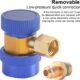 Adaptateur R134a raccord rapide pour bouteille connecteur