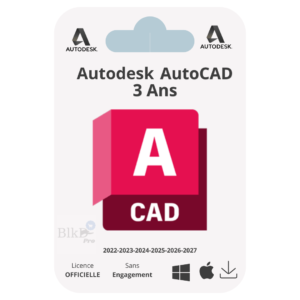 Logiciel AutoCAD 2022-2027 - Licence 3 Ans - Windows Mac