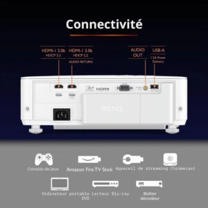 Vidéoprojecteur Gaming 4K BenQ TK700 HDR 3200 Al 60Hz