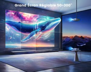 Vidéoprojecteur 4K Android TV 30000 lm Focus électrique