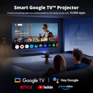 Projecteur 4K ETOE Seal Pro, Google TV, 1300 ANSI, Wi‑Fi 6