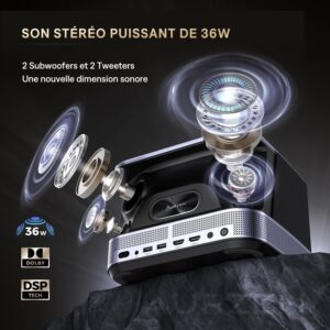 71O2jb1wJlL._AC_SL1500_.jpg Vidéoprojecteur 4K AURZEN Boom 3, 500 ANSI, WiFi, Bluetooth