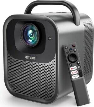 Projecteur 4K ETOE Seal Pro, Google TV, 1300 ANSI, Wi‑Fi 6