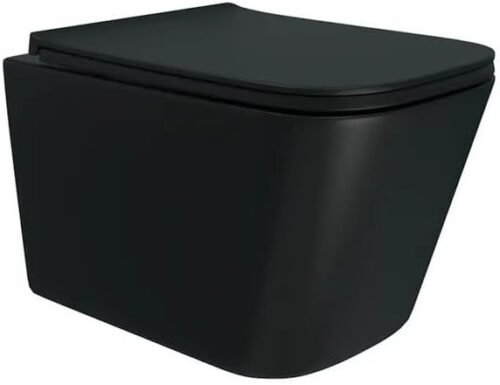 WC suspendu AM.PM FlashClean n WC suspendu AM.PM FlashClean noir mat 49 cm - sans bord