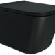 WC suspendu AM.PM FlashClean noir mat 49 cm - sans bord