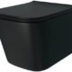 WC suspendu AM.PM FlashClean noir mat 49 cm - sans bord