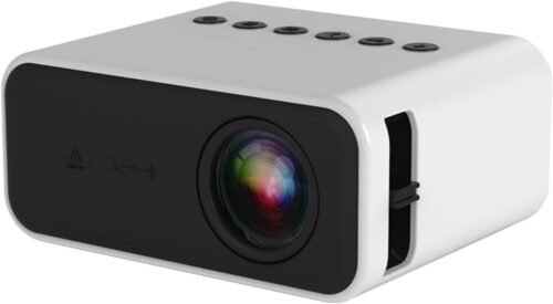 Projecteur GOBO mini LED portable blanc - Cinéma smartphone