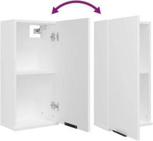 41HxOwYBDxL._AC_SL1024_.jpg Armoire de salle de bain murale vidaXL blanc 32x20x67 cm