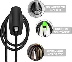 Support chargeur véhicule électrique Type 2 Organiseur de câble