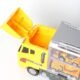 Camion jouet enfant 1-6 ans jaune Cadeau anniversaire