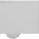 WC suspendu AICA sans bride, abattant soft-close blanc