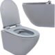 Pack WC suspendu Initio sans bride - bâti et plaque inox