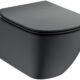 WC suspendu TESI Ideal Standard sans bride noir mat