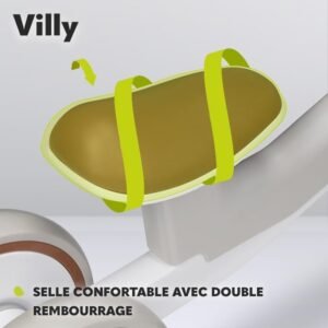 Draisienne bébé Lionelo Villy 4 roues beige jusqu'à 30 kg