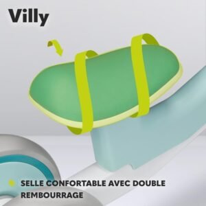 41rHIPFmdwL._AC_.jpg Draisienne bébé Lionelo Villy 4 roues 1-3 ans Turquoise