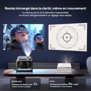 Mini vidéoprojecteur Aurzen Boom Google TV & Netflix