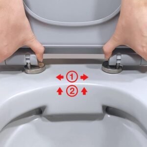 Pack WC suspendu Initio sans bride - bâti et plaque inox