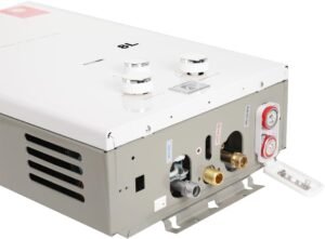 Chauffe-eau gaz 8L 16 kW propane instantané - douche pluie