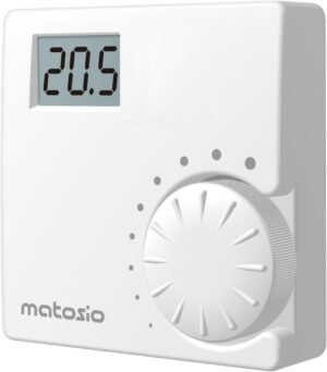 Thermostat sans fil TH610RS avec récepteur, à piles