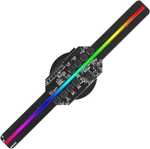 Projecteur hologramme 3D ventilateur 14cm 128LED 10W