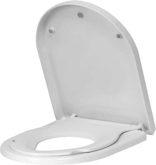 Abattant WC WOLTU Soft-close Siège enfant magnétique blanc