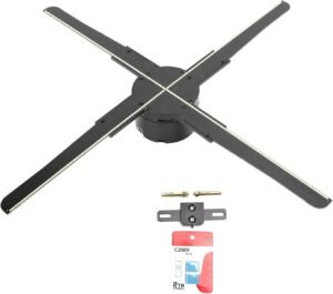 Projecteur hologramme 3D LED 45 cm ventilateur d'affichage