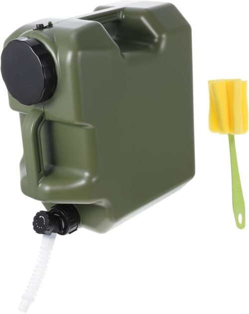 Réservoir d'eau de camping 18 L PE vert avec poignée
