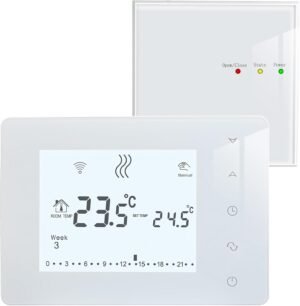 Thermostat sans fil programmable Beok pour chaudière gaz