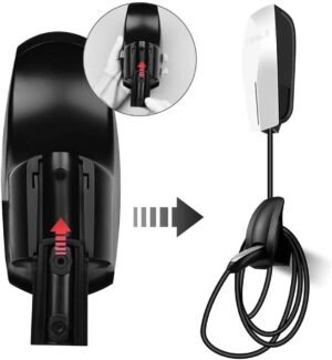 Support chargeur véhicule électrique Type 2 Organiseur de câble