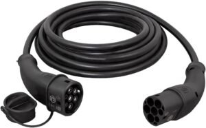 Câble de recharge Type 2 32A 22 kW 7,5 m Logilink certifié