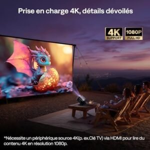 Mini vidéoprojecteur Aurzen Boom Google TV & Netflix