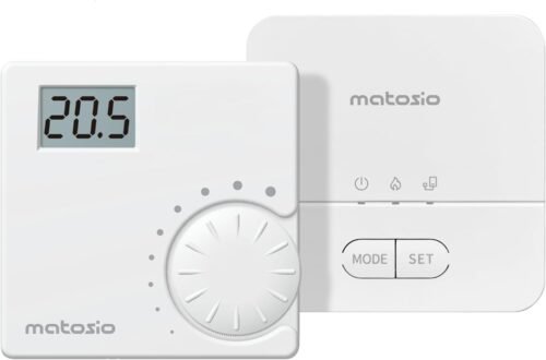 Thermostat sans fil TH610RS avec récepteur, à piles