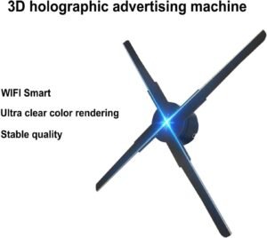 Ventilateur holographique 3D 45 cm 510 LED pour affichage