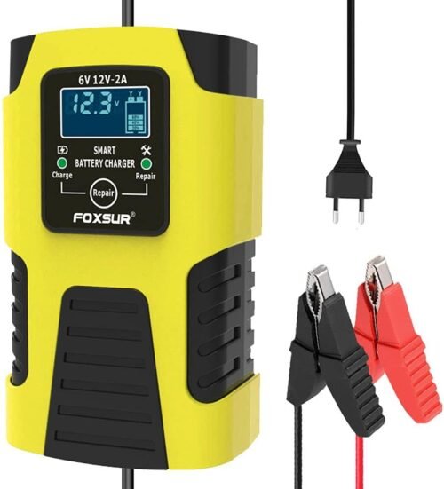 Chargeur de batterie HUIOP 6V/12V 2A automatique mainteneur
