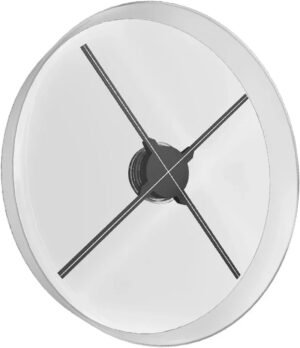 Projecteur holographique 3D ve Projecteur holographique 3D ventilateur 65 cm avec housse