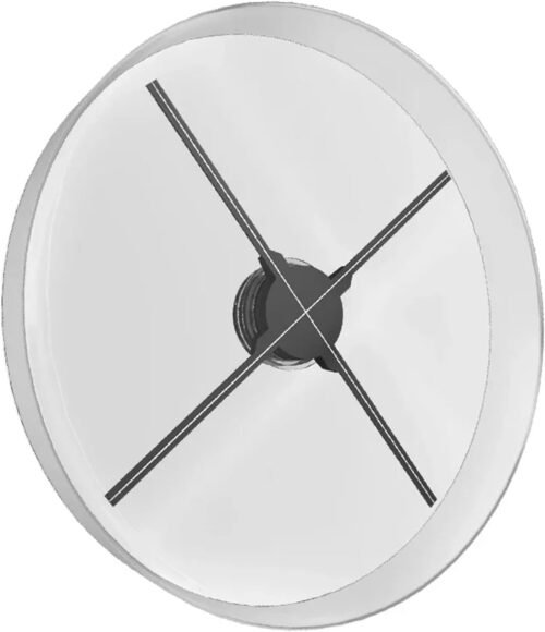 Projecteur holographique 3D ventilateur 65 cm avec housse