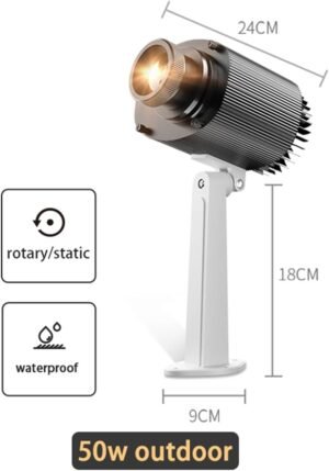 51garPLakpL._AC_SL1500_-3.jpg Projecteur GOBO logo 50W IP67 rotatif/statique sur commande