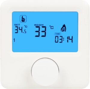 Chronothermostat programmable 2 fils C-LOGIC LCD 5A sans WiFi