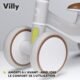 Draisienne bébé Lionelo Villy 4 roues beige jusqu'à 30 kg
