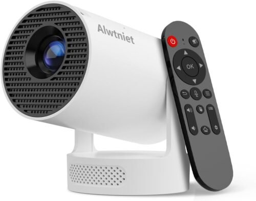 Mini projecteur 4K portable Alwtniet HY300Pro+ Wi-Fi 6