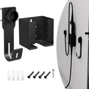 Support chargeur voiture électrique kit crochet J SAE J1772